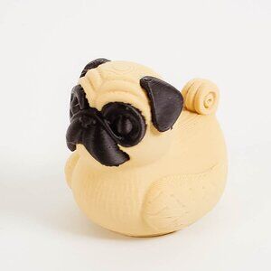 Rare Pug-Duck Hybrid Figurine | 3D Printed Collectible
